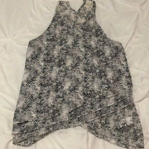 Snake print spaghetti strap top